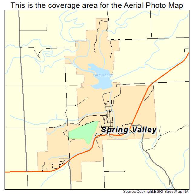Spring Valley, WI location map 