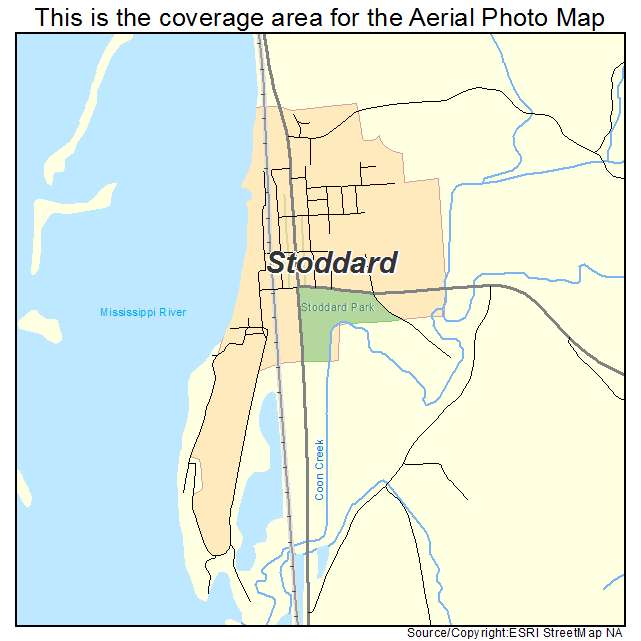 Stoddard, WI location map 