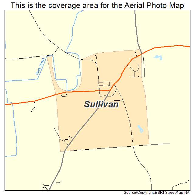 Sullivan, WI location map 