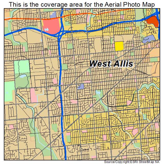 West Allis, WI location map 