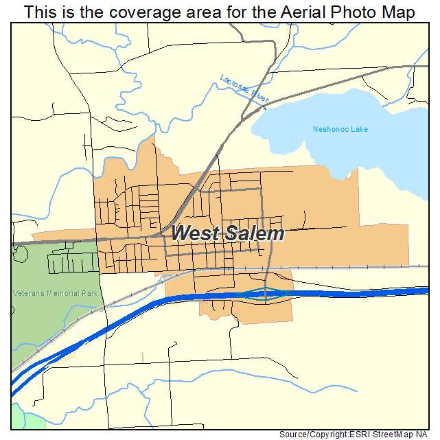 West Salem, WI location map 