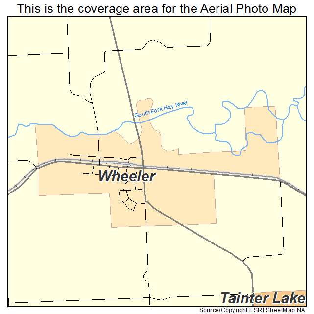 Wheeler, WI location map 