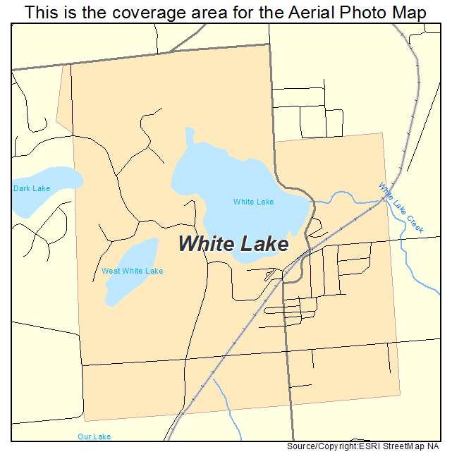 White Lake, WI location map 