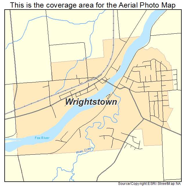 Wrightstown, WI location map 