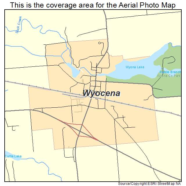 Wyocena, WI location map 