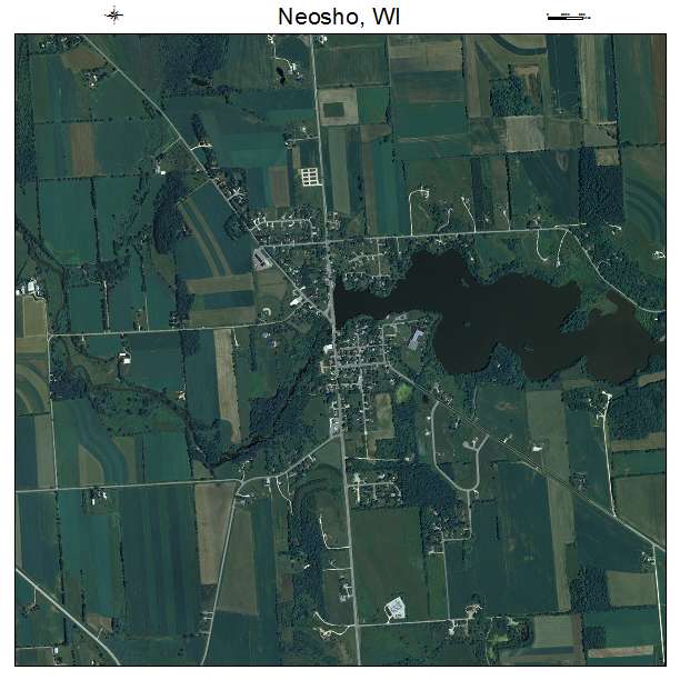 Neosho, WI air photo map