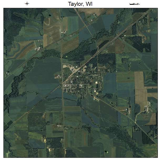 Taylor, WI air photo map
