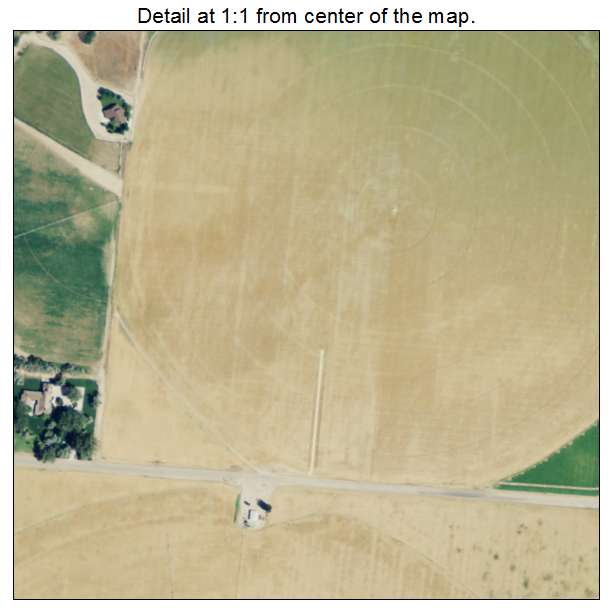 Airport Road, Wyoming aerial imagery detail