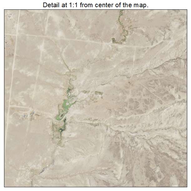Antelope Hills, Wyoming aerial imagery detail