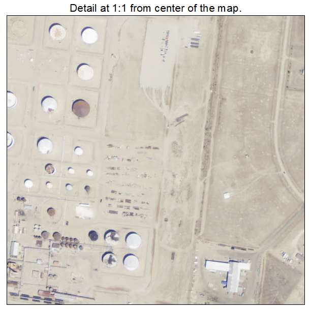 Brookhurst, Wyoming aerial imagery detail