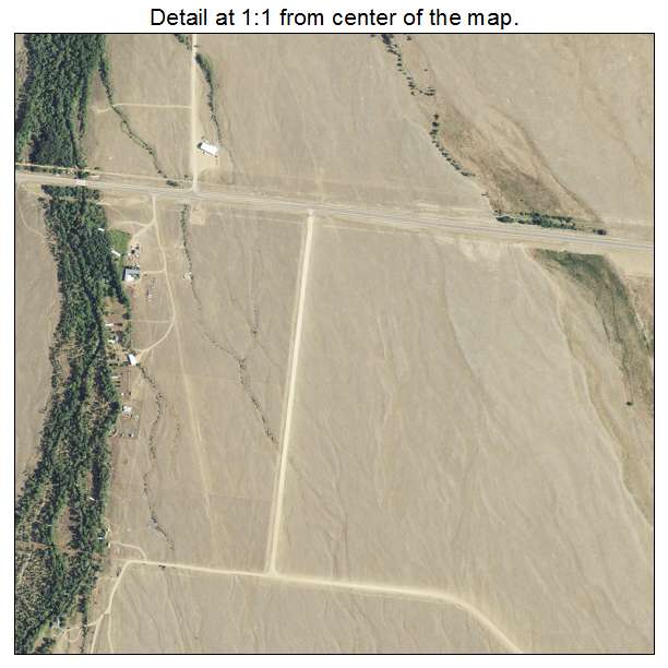 Centennial, Wyoming aerial imagery detail