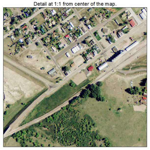 Chugwater, Wyoming aerial imagery detail