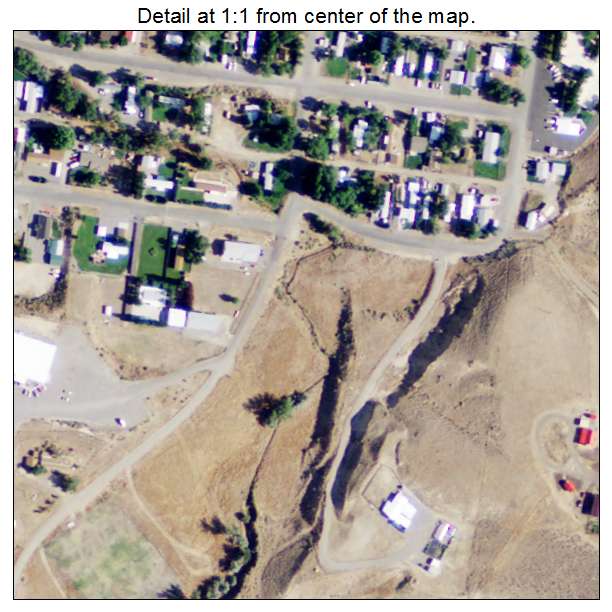 East Thermopolis, Wyoming aerial imagery detail