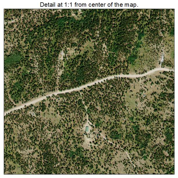 Esterbrook, Wyoming aerial imagery detail