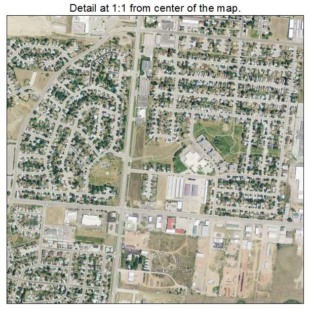 Gillette, Wyoming aerial imagery detail