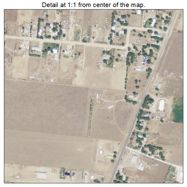 Hartrandt, Wyoming aerial imagery detail