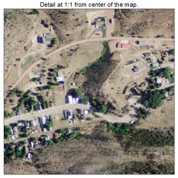 Hartville, Wyoming aerial imagery detail