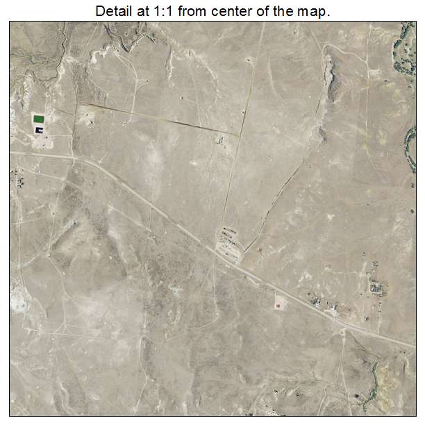 Lance Creek, Wyoming aerial imagery detail