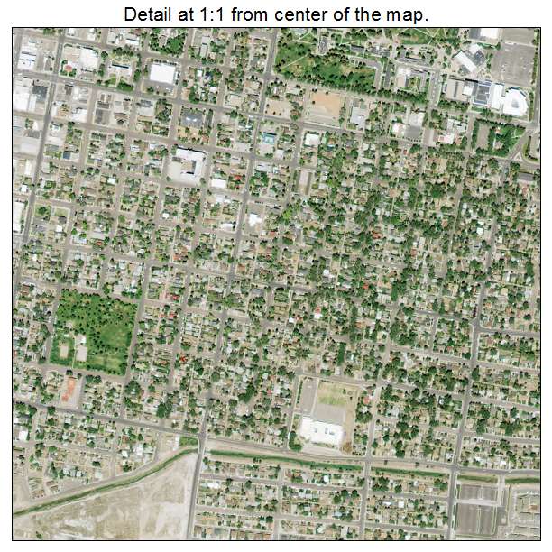 Laramie, Wyoming aerial imagery detail