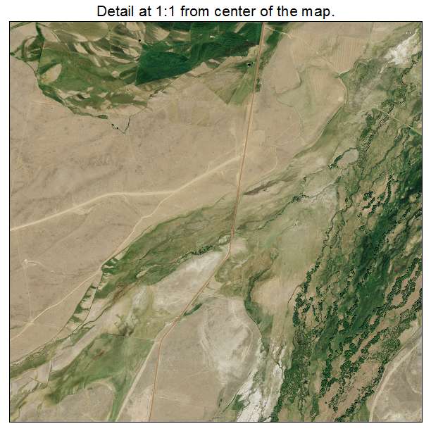 Lonetree, Wyoming aerial imagery detail