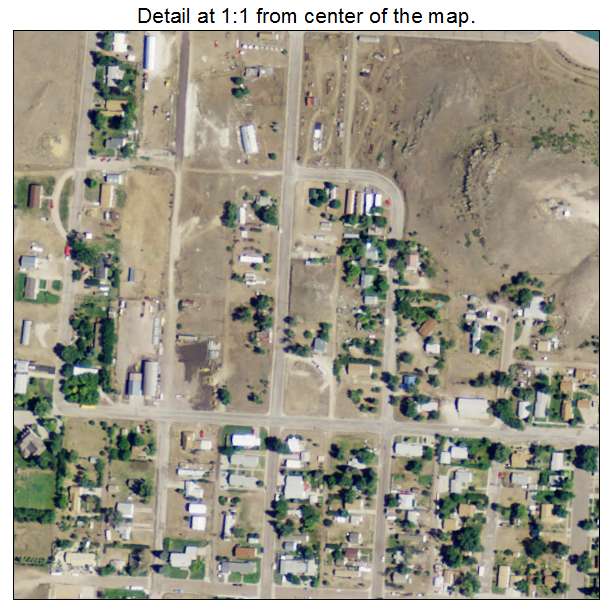 Lusk, Wyoming aerial imagery detail