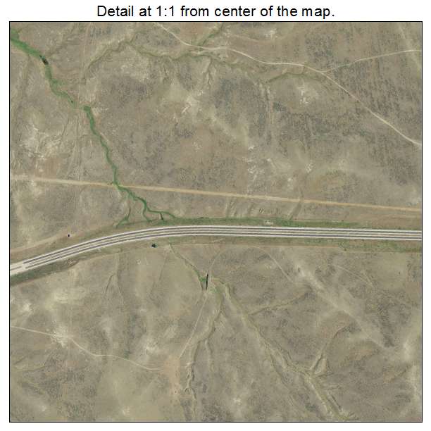 Moorcroft, Wyoming aerial imagery detail