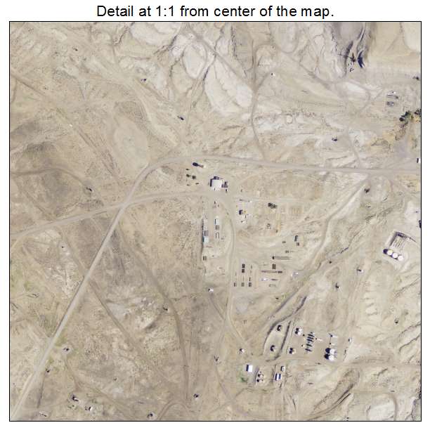 Owl Creek, Wyoming aerial imagery detail
