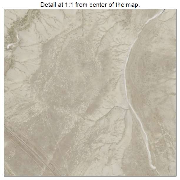 Powder River, Wyoming aerial imagery detail
