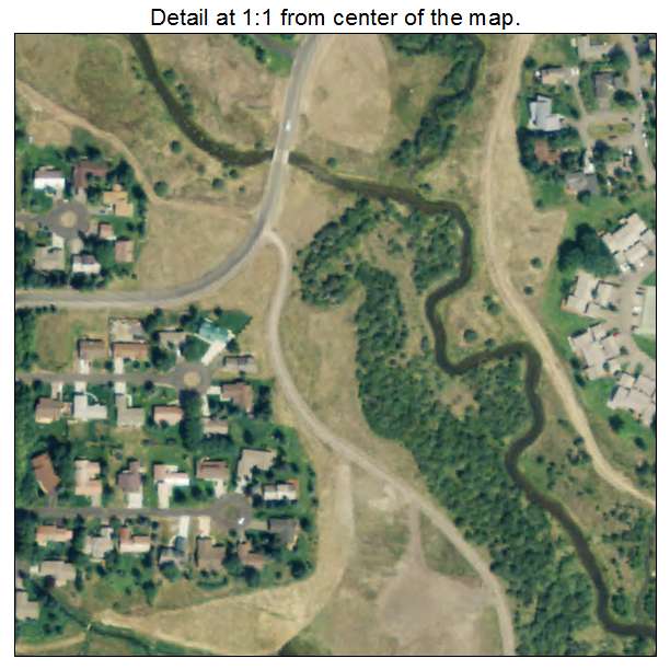 Rafter J Ranch, Wyoming aerial imagery detail