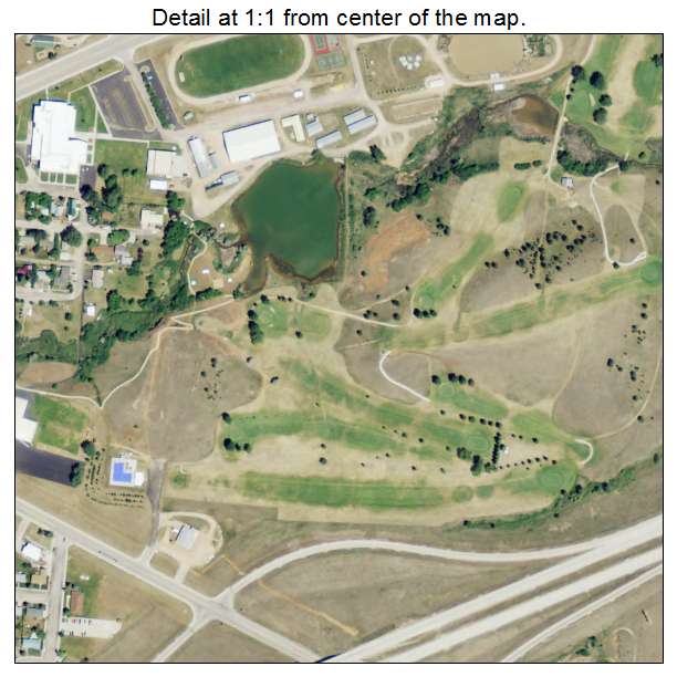 Sundance, Wyoming aerial imagery detail