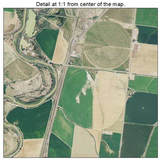 Washakie Ten, Wyoming aerial imagery detail
