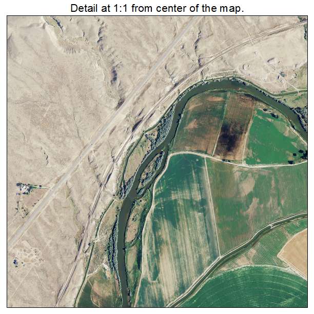 Winchester, Wyoming aerial imagery detail