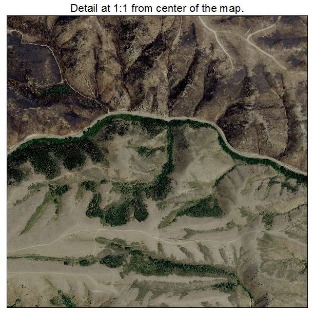 Woods Landing Jelm, Wyoming aerial imagery detail