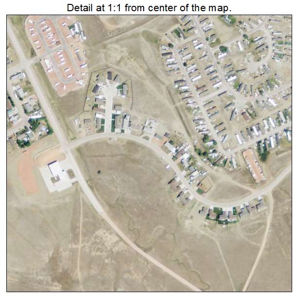 Aerial Photography Map of Wright, WY Wyoming