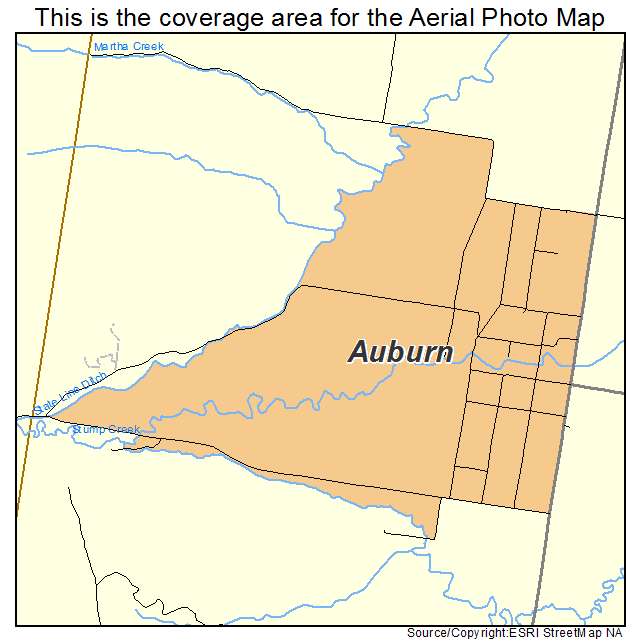 Auburn, WY location map 