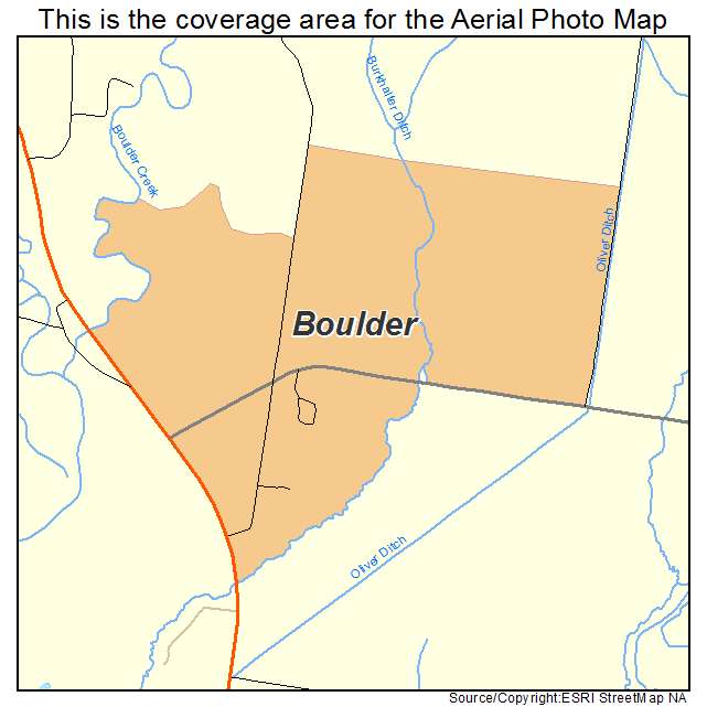 Boulder, WY location map 
