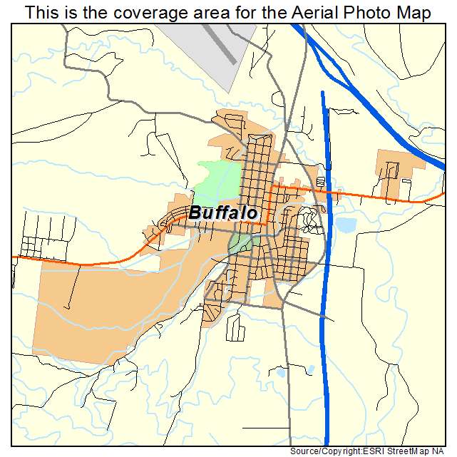 Buffalo, WY location map 