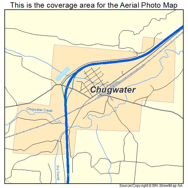 Chugwater, WY location map 