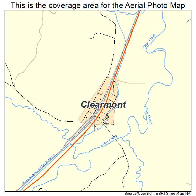 Clearmont, WY location map 