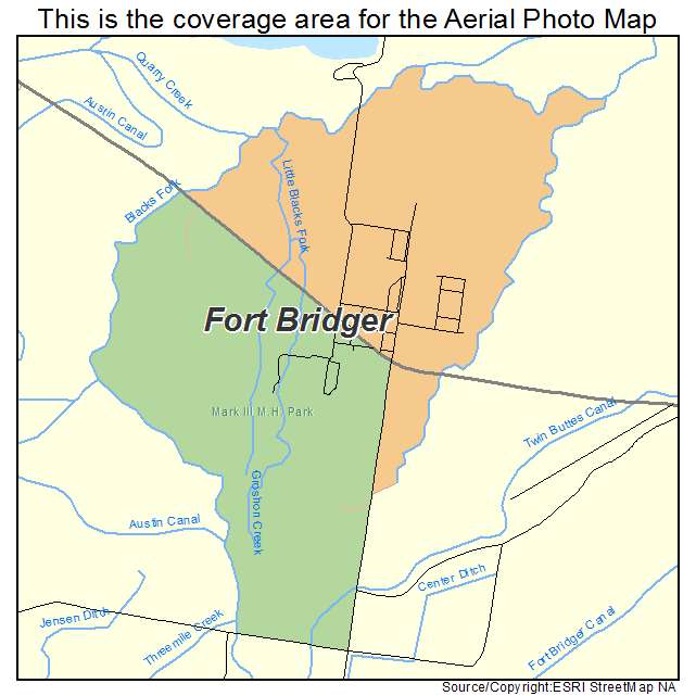 Fort Bridger, WY location map 