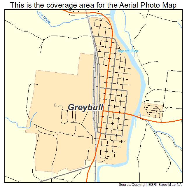 Greybull, WY location map 