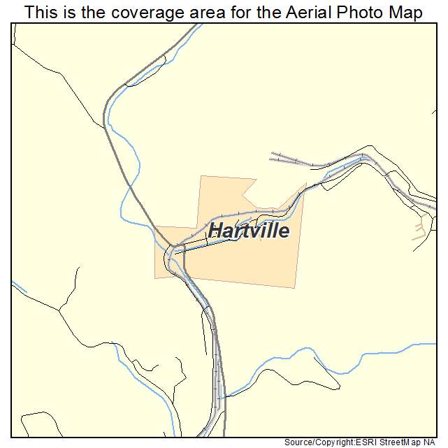 Hartville, WY location map 