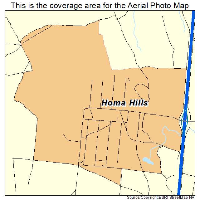 Homa Hills, WY location map 