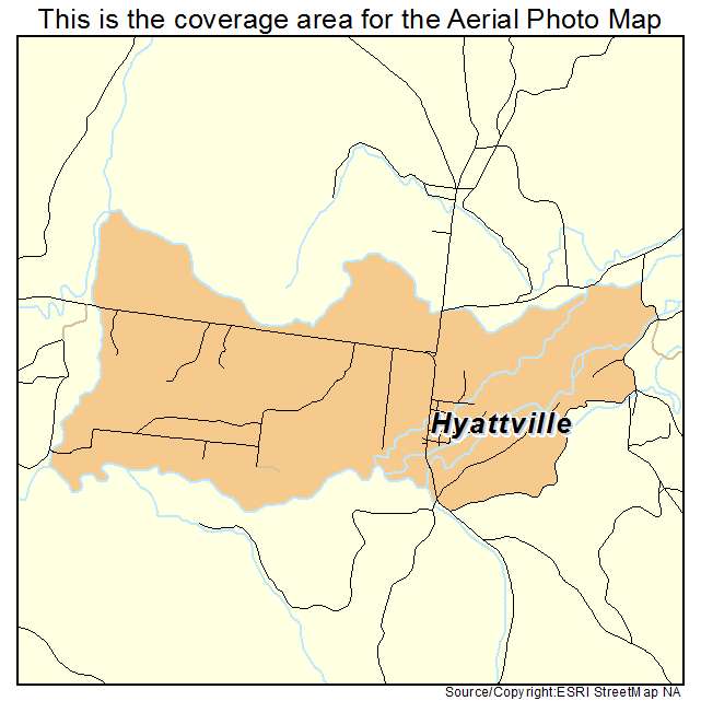 Hyattville, WY location map 