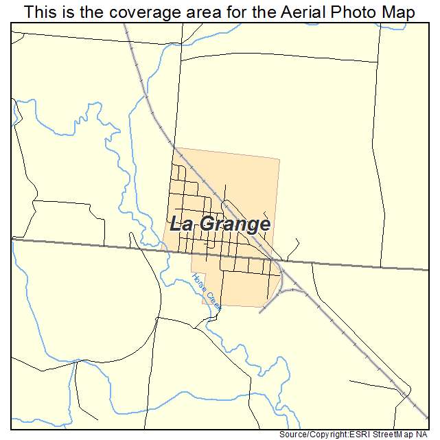 La Grange, WY location map 