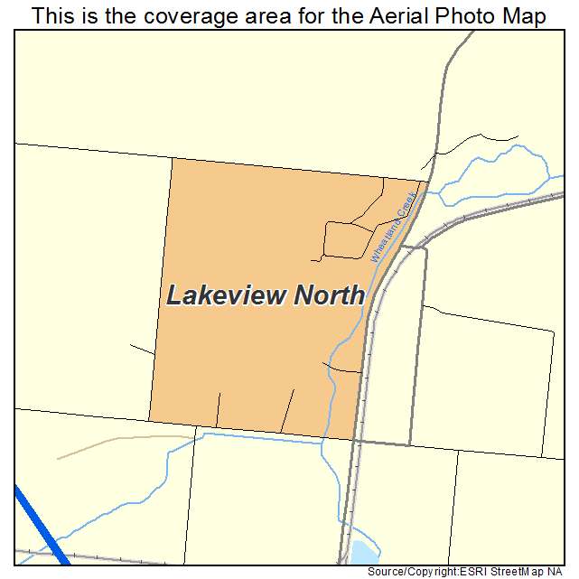Lakeview North, WY location map 