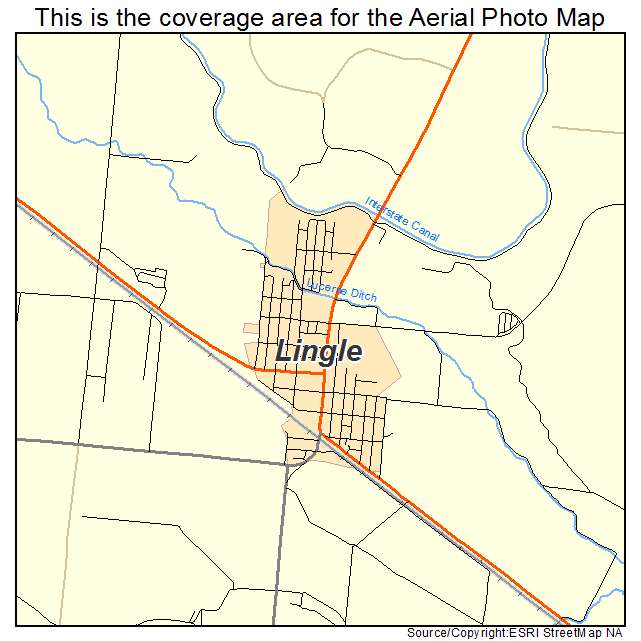 Lingle, WY location map 