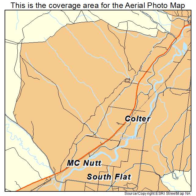 Mc Nutt, WY location map 