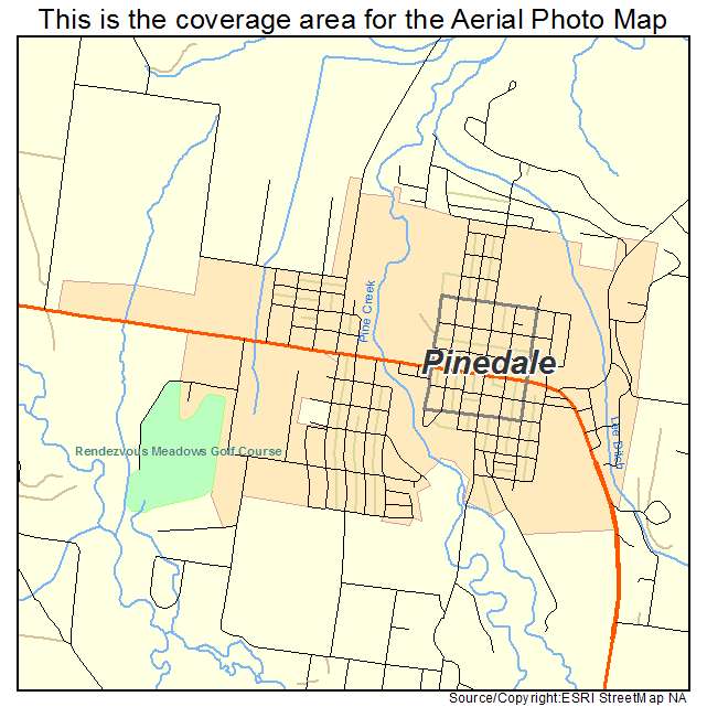 Pinedale, WY location map 