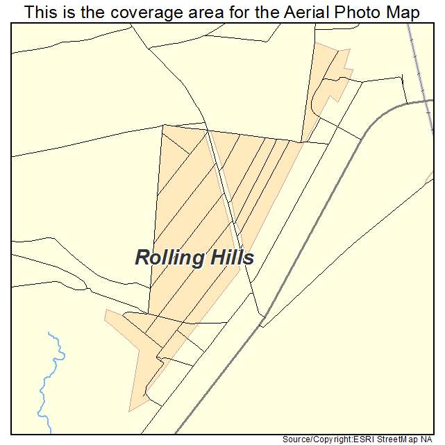 Rolling Hills, WY location map 